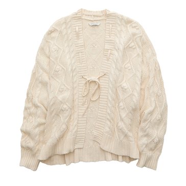 AE Women's Cable Cardigan Sweater