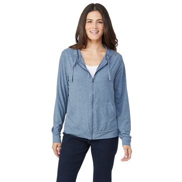 Yarn & Sea Women's Butter Knit Hoodie Zip Up