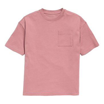 Old Navy Big Boys' Short Sleeve Core Oversized Solid Shirt