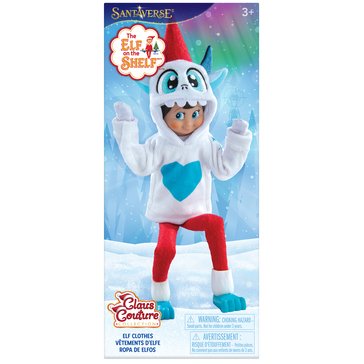 The Elf on the Shelf Claus Couture Collection Yeti Hoodie Set