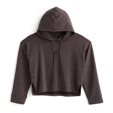 Yarn & Sea Women's Double Crepe Side Slit Hoodie