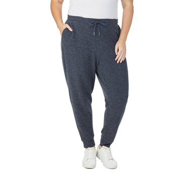 Yarn & Sea Women's Double Crepe Cinched Waist Jogger (Plus Size)