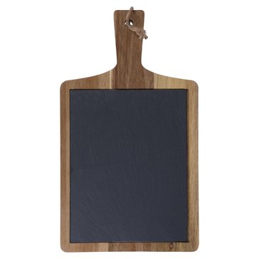 BIA Cordon Bleu 13.75-Inch Round Wood Board with Slate