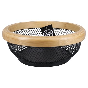 BIA Cordon Bleu Wire and Bamboo Fruit Basket