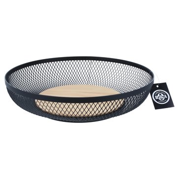 BIA Cordon Bleu Wire and Bamboo Round Storage Bowl