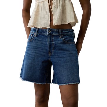 AE Women's 8 Dreamy Drape Stretch Low-Rise Baggy Short