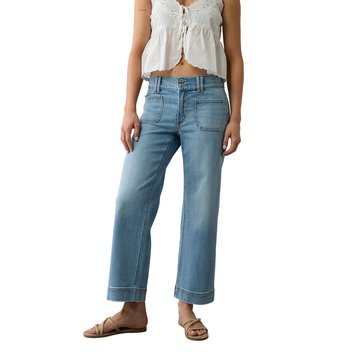 AE Women's Stretch High-Waisted Stovepipe Crop Jeans