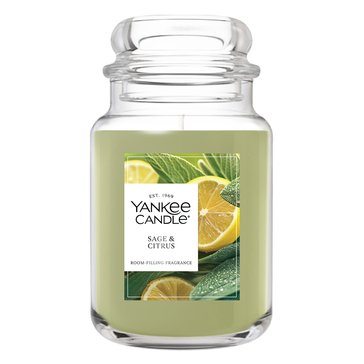 Yankee Candle Sage and Citrus Apothecary Jar