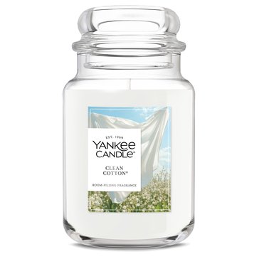 Yankee Candle Clean Cotton Apothecary Jar