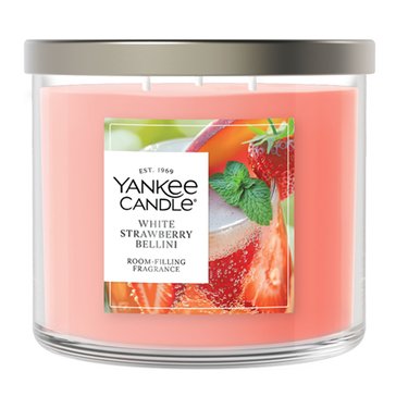 Yankee Candle White Strawberry Bellini 3-Wick Candle