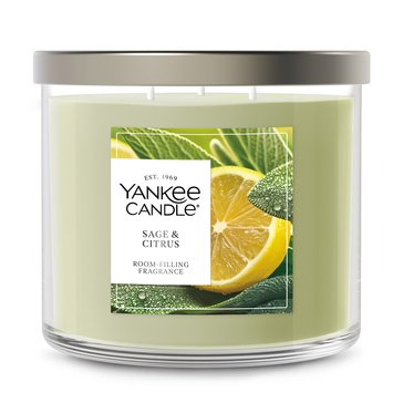 Yankee Candle Sage and Citrus 3-Wick Candle