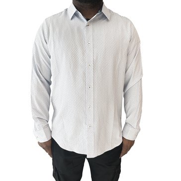 Thomas Sterling Men's Long Sleeve Printed Button Up Shirt