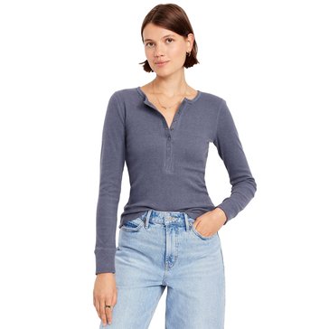 Old Navy Women's Long Sleeve Snug Fit Cozy Henley