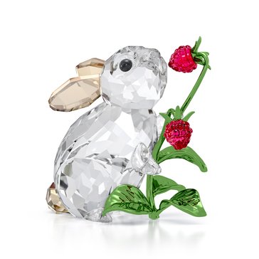 Swarovksi Idyllia Rabbit and Raspberries Figurine
