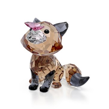Swarovksi Idyllia Fox and Butterfly Figurine