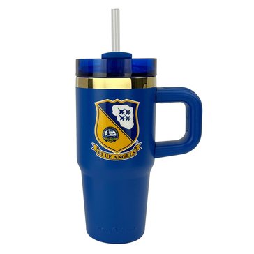 Navy Pride Blue Angels Stainless Straw Tumbler, 14oz