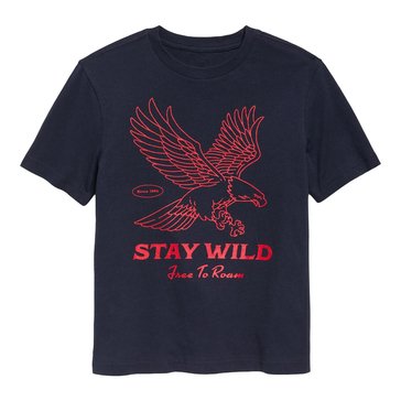 Old Navy Big Boys' Short Sleeve Stay Wild Graphic Core Tee
