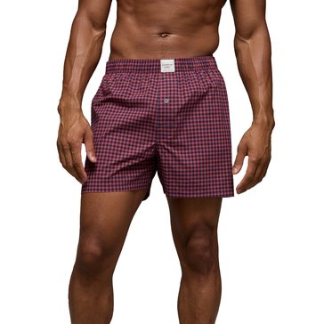 AE Men's Plaid Stretch Boxer Shorts