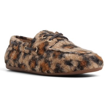 Sperry Women's Faux Fur Slim Boat Shoe