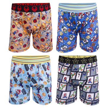 Mario Boys' Brief, 4-Pack