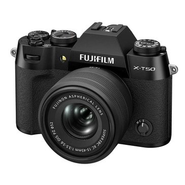 Fujifilm X-T50 Body with XC15-45mmF3.5-5.6 OIS PZ Lens Kit