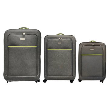 Explorers Club Soft Side Expandable 3-Piece Luggage Set