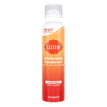 Lume Tangerine Deodorant Spray