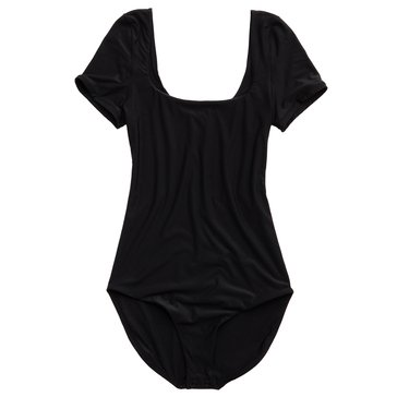 Aerie Women's SMOOTHEZ Short Sleeve Square Neck Bodysuit