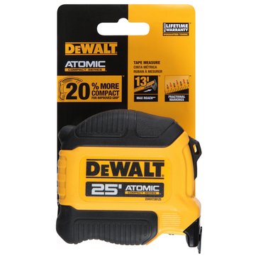 Dewalt 25-Foot Atomic Tape Measure