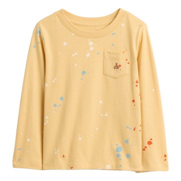 Gap Toddler Boys' Long Sleeve Print Pocket Tee