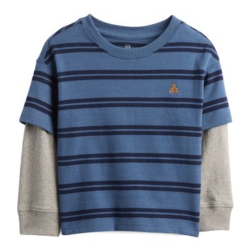 Gap Toddler Boys' Long Sleeve Brannan Icon Layered Tee