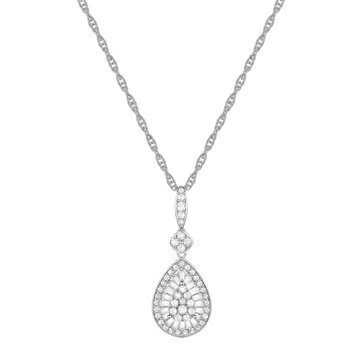 1/2 cttw Diamond Pear Pendant