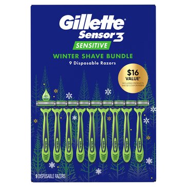 Gillette Sensor3 Disposable Holiday Gift Set