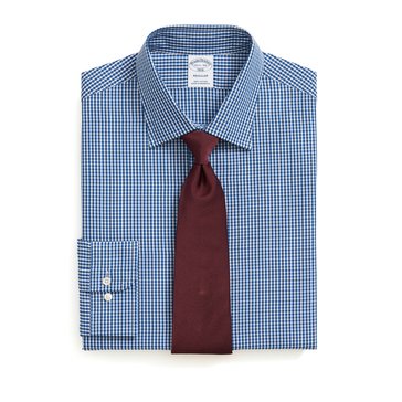 Brooks Brothers Men's Long Sleeve Ainsley Regular Fit Dress Shirt