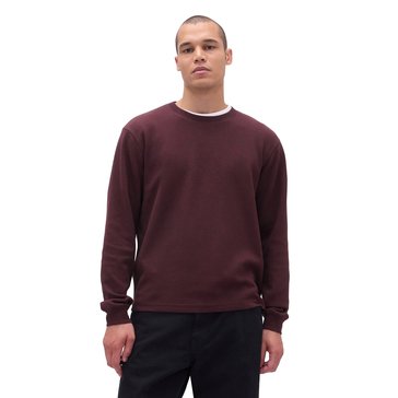 Gap Men's Waffle Crewneck Long Sleeve Tee