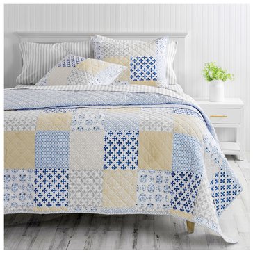 Martha Stewart Monaco Patch Reversible Quilt Set