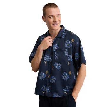 AE Men's Poolside Floral Button-Up Shirt