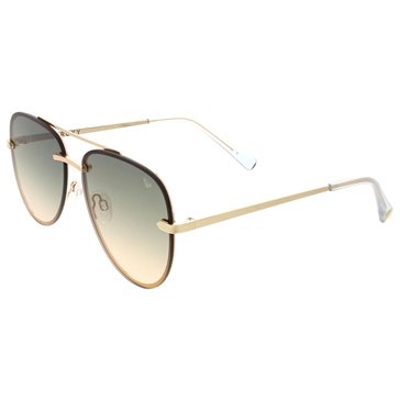 Roxy Women's Rimless Aviator Sunglasses