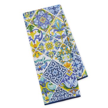 Deisgn Imports Lisbon Tiles Microfiber Dishtowel