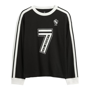 Gap Big Boys' Long Sleeve Soccer Graphic Tee