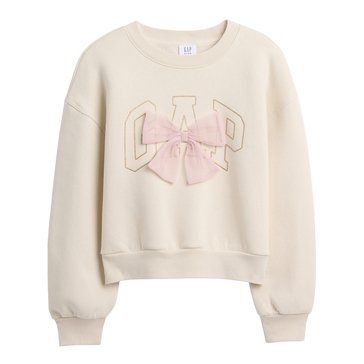 Gap Big Girls' Logo Wedge Crew Sweatshirt