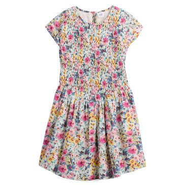 Gap Big Girls' Floral Smocked Dress