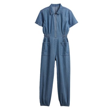 Gap Big Girls' Denim Jumpsuit