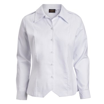 Womens Long Sleeve White Overblouse Bravo