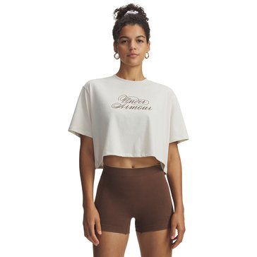 Under Armour Women's Scriptheart Corp Short Sleeve Tee