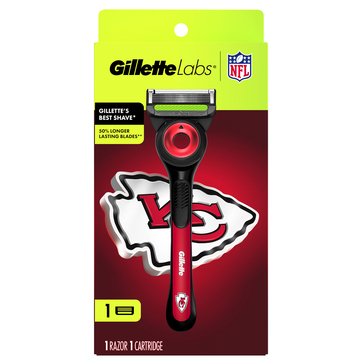 Gillette Labs NFL Chiefs Razor with 1 Refill