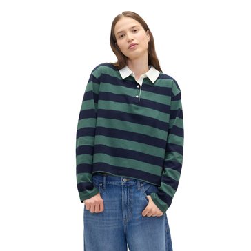 Gap Women's  Long Sleeve Rugby Polo
