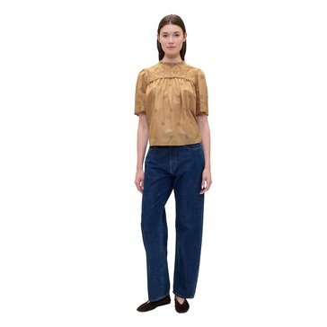 Gap Women's  Eyelet Scallop Top