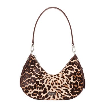 Kate Spade Liv Downtown Leopard Haircalf Convertible Shoulder Bag