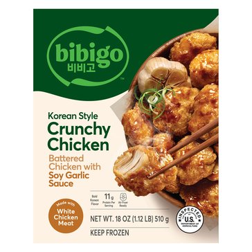 Bibigo Korean Style Soy Garlic Crunchy Chicken, 18oz